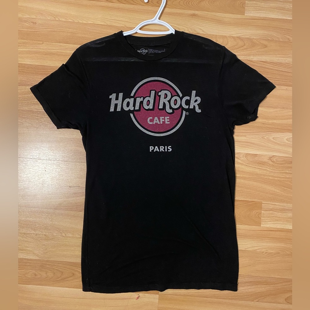 Hard Rock Cafe Paris shirt in black